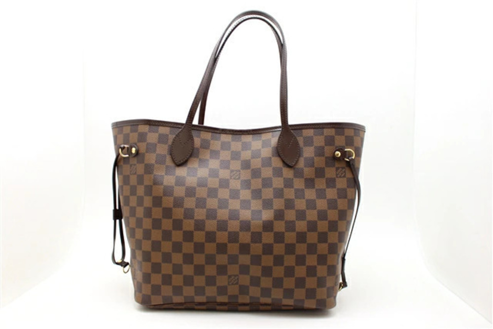 LOUIS VUITTON Damier Neverfull Rose Pink Ballerine Tote Bag